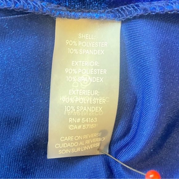 Calvin Klein Velvet Bell Sleeve Sheath Dress - Picture 12 of 13